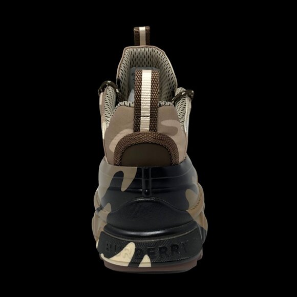 NWB Men's BURBERRY MF Arthur M Story 157 Sneaker, Size 8.5 US, 41.5, Brown Camo - Picture 4 of 6